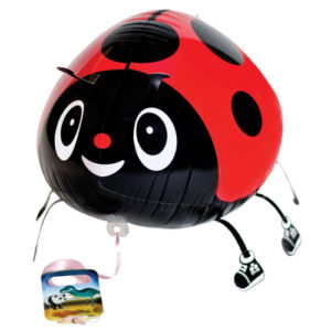 Airwalker / Walking Balloon Ladybug Red / Marienkäfer Rot