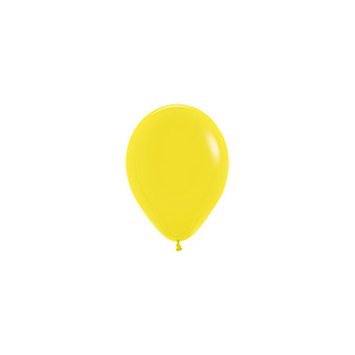 Sempertex Latexballons Fashion Solid Yellow / Gelb 5 inch / 12 cm