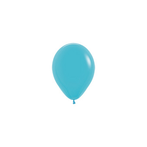 Sempertex Latexballons Fashion Solid Caribbean Blue / Karibikblau 5 inch / 12 cm