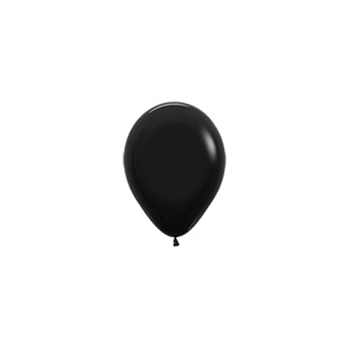 Sempertex Latexballons Fashion Solid Black / Schwarz 5 inch / 12 cm