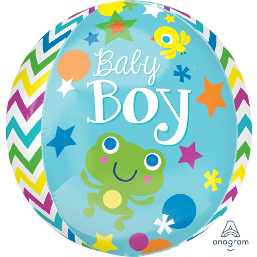 Anagram Folienballon Orbz „Baby Boy"