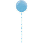 Balloon Tail Baby-Strampler – Blau