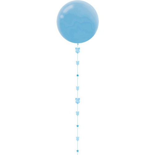 Balloon Tail Baby-Strampler – Blau
