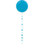 Balloon Tail Its A Boy