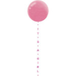 Balloon Tail Its A Girl