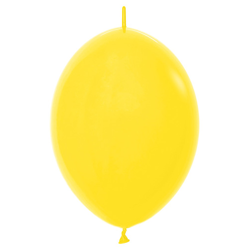 Sempertex Latexballons Link-o-Loon Fashion Solid Yellow 12 inch / 30 cm