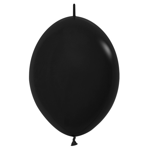 Sempertex Latexballons Link-o-Loon Fashion Solid Black 12 inch / 30 cm