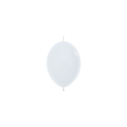 Sempertex Latexballons Link-o-Loon Fashion Solid White 6 inch / 15 cm