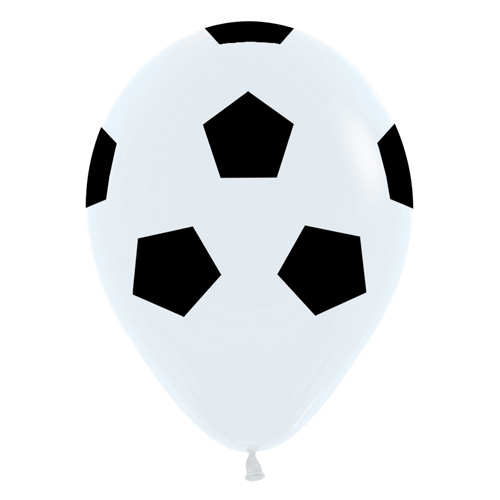 Sempertex Latexballons Fussball 12 inch / 30 cm