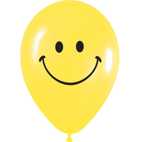 Sempertex Latexballons Smiley 12 inch / 30 cm