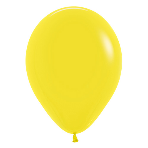 Sempertex Latexballons Fashion Solid Yellow 12 inch / 30 cm