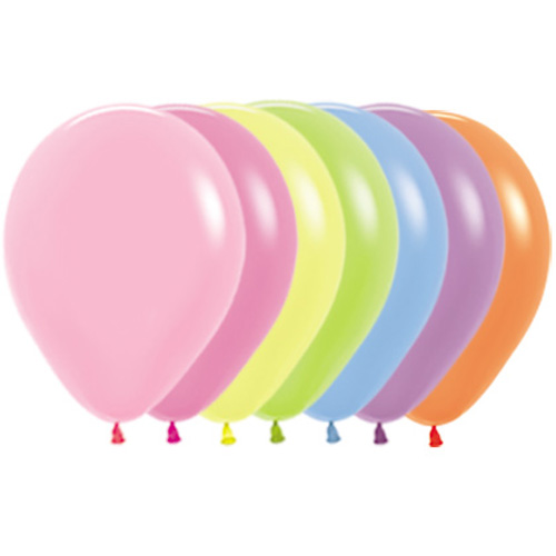 Sempertex Latexballons Neon Color Mix 12 inch / 30 cm