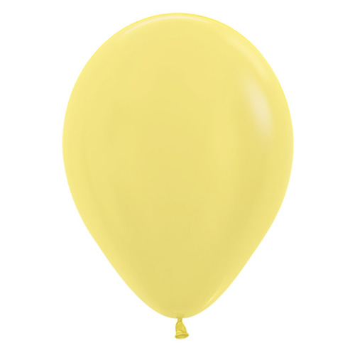 Sempertex Latexballons Satin Pearl Yellow 12 inch / 30 cm