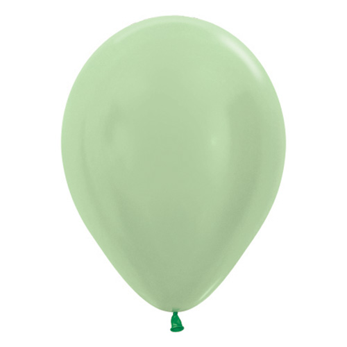 Sempertex Latexballons Satin Pearl Green 12 inch / 30 cm