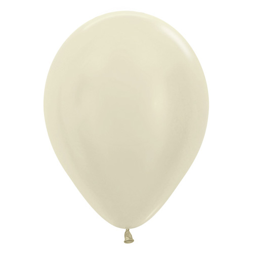 Sempertex Latexballons Satin Pearl Ivory 12 inch / 30 cm