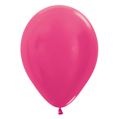 Sempertex Latexballons Metallic Pearl Fuchsia 12 inch / 30 cm