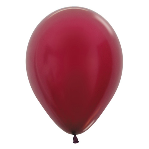 Sempertex Latexballons Metallic Pearl Burgundy 12 inch / 30 cm