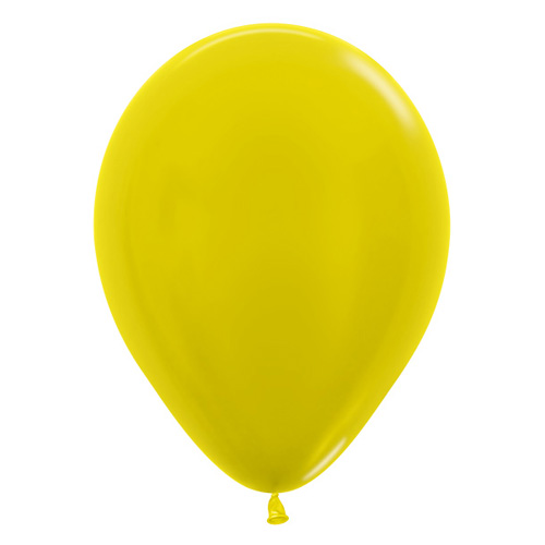 Sempertex Latexballons Metallic Pearl Yellow 12 inch / 30 cm