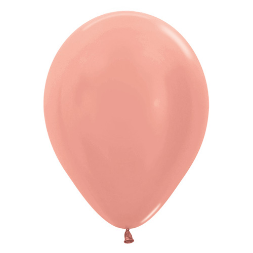 Sempertex Latexballons Metallic Pearl Rosè Gold 12 inch / 30 cm