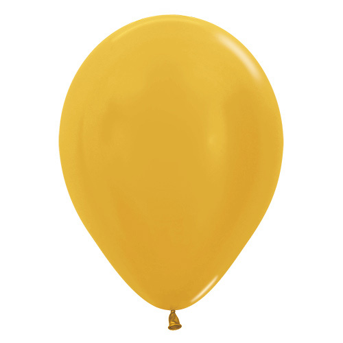 Sempertex Latexballons Metallic Pearl Gold 12 inch / 30 cm