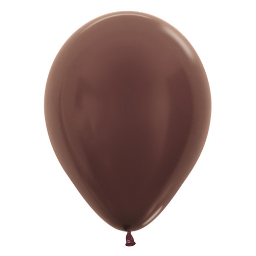 Sempertex Latexballons Metallic Pearl Chocolate 12 inch / 30 cm