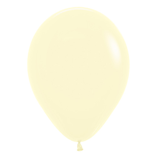 empertex Latexballons Pastel Matte Yellow 12 inch / 30 cm
