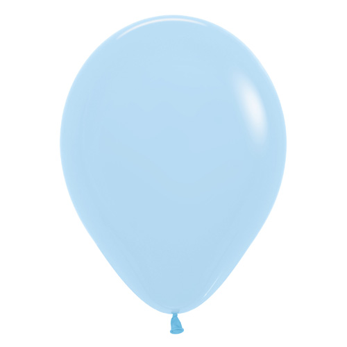 Sempertex Latexballons Pastel Matte Blue 12 inch / 30 cm