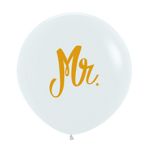 Sempertex Latexballons Goldprint Mr. 24 inch / 60 cm