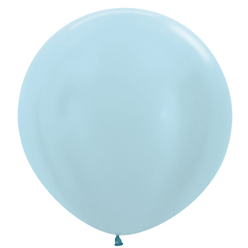 Sempertex Latexballons Satin Pearl Blue 36 inch / 90 cm