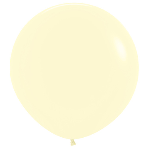 Sempertex Latexballons Pastel Matte Yellow 36 inch / 90 cm