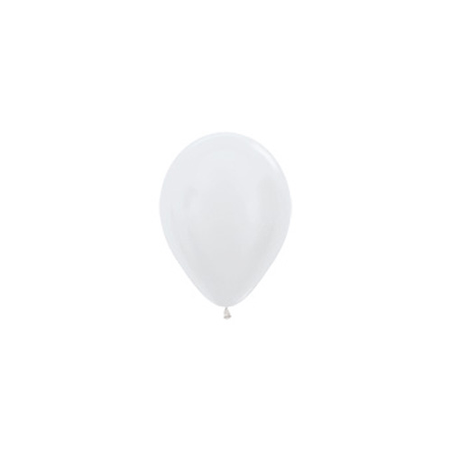 Sempertex Latexballons Satin Pearl White 5 inch / 12 cm