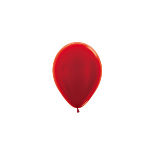 Sempertex Latexballons Metallic Pearl Red 5 inch / 12 cm