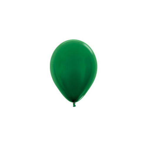 Sempertex Latexballons Metallic Pearl Forest Green 5 inch / 12 cm