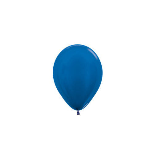 Sempertex Latexballons Metallic Pearl Blue 5 inch / 12 cm