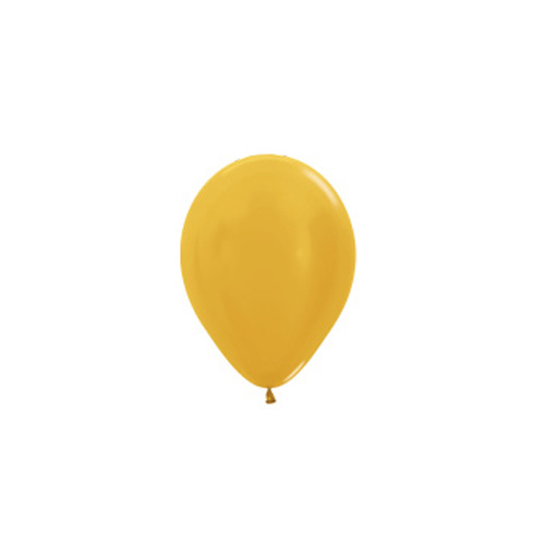 Sempertex Latexballons Metallic Pearl Gold 5 inch / 12 cm
