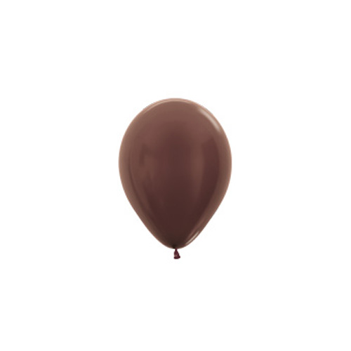 Sempertex Latexballons Metallic Pearl Chocolate 5 inch / 12 cm