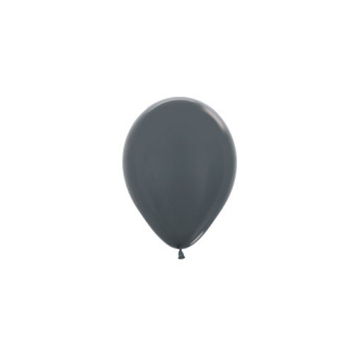 Sempertex Latexballons Metallic Pearl Graphite 5 inch / 12 cm