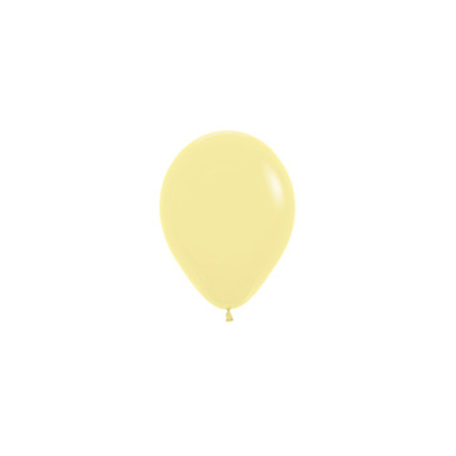 Sempertex Latexballons Pastel Matte Yellow 5 inch / 12 cm