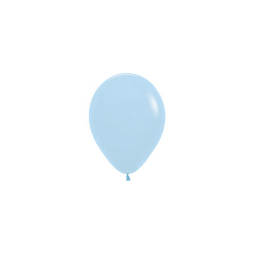 Sempertex Latexballons Pastel Matte Blue 5 inch / 12 cm