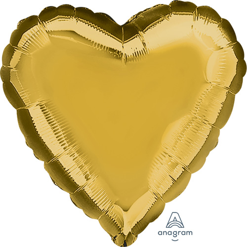 Anagram Folienballon Herz – Gold
