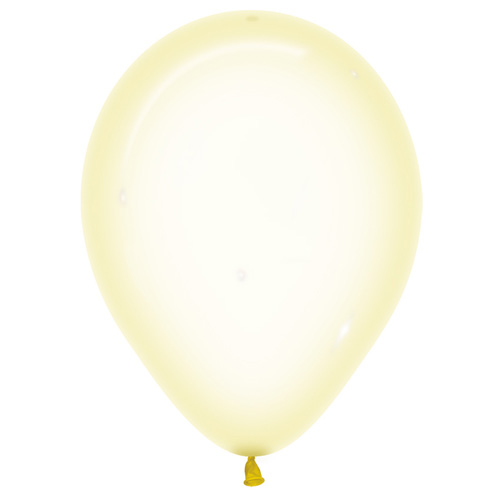 Sempertex Latexballons Crystal Pastel Yellow 12 inch / 30 cm