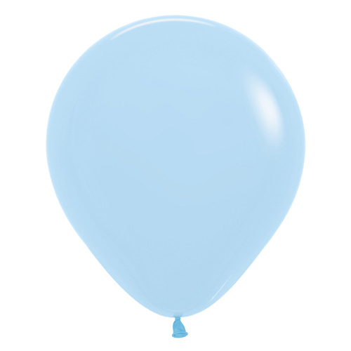 Sempertex Latexballons Patel Matte Blue / Blau 18 inch / 45 cm